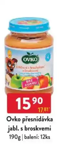 Qanto Ovko přesnídávka jabl. s broskvemi nabídka
