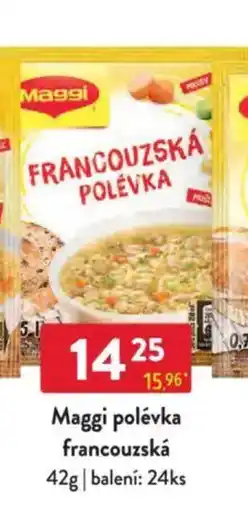 Qanto MAGGI polévka francouzská nabídka