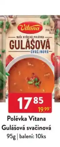 Qanto Polévka Vitana Gulášová svačinová nabídka