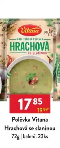 Qanto Polévka Vitana Hrachová se slaninou nabídka