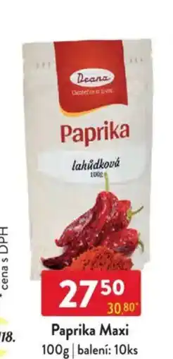 Qanto Paprika Maxi nabídka