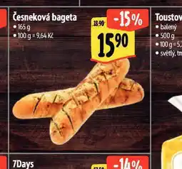Albert Česneková bageta nabídka