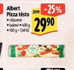 Albert Pizza těsto nabídka