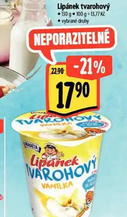 Albert Lipánek tvarohový nabídka