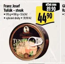Albert Franz josef tuňák - steak nabídka