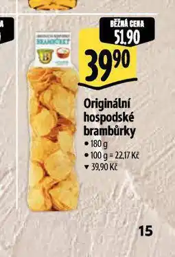 Albert Originální hospodské brambůrky nabídka