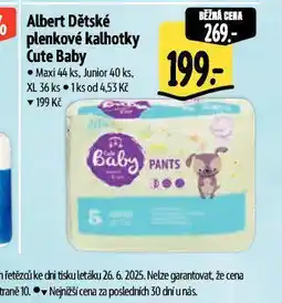 Albert Albert dětské plenkové kalhotky cute baby nabídka