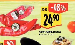 Albert Paprika sladká nabídka