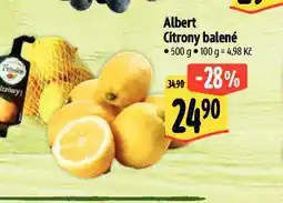 Albert Citrony nabídka