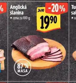 Albert Anglická slanina nabídka