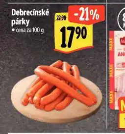 Albert Debrecínské párky nabídka
