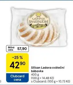 Tesco Silisan Ladova sváteční bábovka, 400 g nabídka