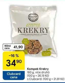 Tesco Kompek Krekry, 160 g nabídka