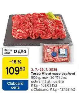 Tesco Tesco Mleté maso vepřové, 800 g nabídka