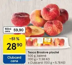 Tesco Tesco Broskve ploché, 500 g, balené nabídka