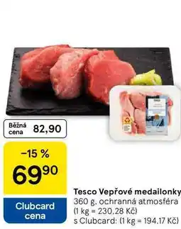 Tesco Tesco Vepřové medailonky, 360 g nabídka