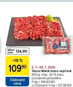 Tesco Tesco Mleté maso vepřové, 800 g nabídka