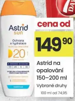 Kubík potraviny Astrid na opalování nabídka