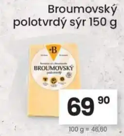 Kubík potraviny Broumovský polotvrdý sýr nabídka