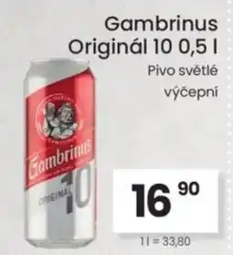 Kubík potraviny Gambrinus Originál 10 nabídka