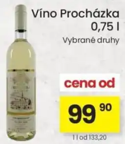 Kubík potraviny Víno Procházka nabídka