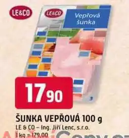 Trefa LE&CO ŠUNKA VEPŘOVÁ 100 g nabídka
