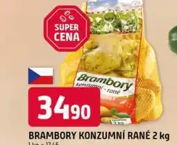 Trefa BRAMBORY KONZUMNÍ RANÉ 2 kg nabídka