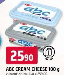 Trefa ABC CREAM CHEESE 100 g nabídka