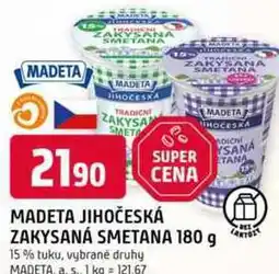Trefa MADETA JIHOČESKÁ ZAKYSANÁ SMETANA 180 g 15% tuku nabídka