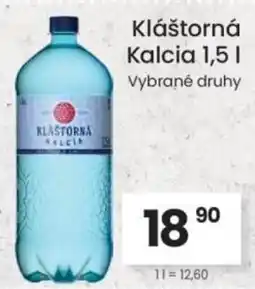 Kubík potraviny Kláštorná Kalcia nabídka