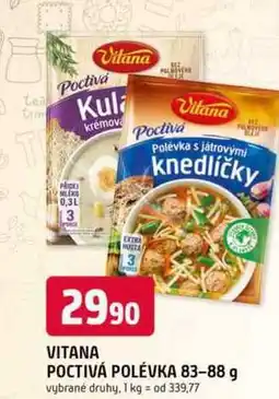 Trefa VITANA POCTIVÁ POLÉVKA 83-88 g nabídka