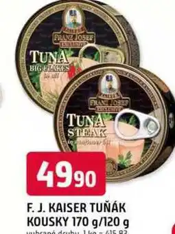 Trefa F. J. KAISER TUŇÁK KOUSKY 170 g/120 g nabídka