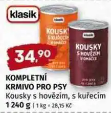 Trefa Kousky s hovězím, s kuřecím 1240 g nabídka