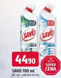 Trefa SAVO 700 ml WC gel, vybrané druhy nabídka