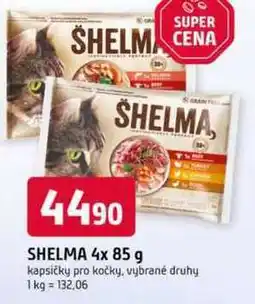 Trefa SHELMA 4x 85 g kapsičky pro kočky nabídka