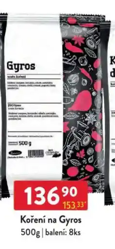 Qanto Koření na Gyros nabídka