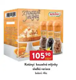 Qanto KOTÁNYI kouzelné mlýnky sladká variace nabídka