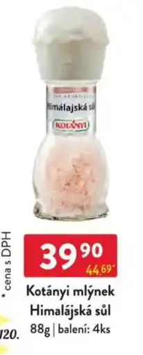 Qanto KOTÁNYI mlýnek Himalájská sůl nabídka