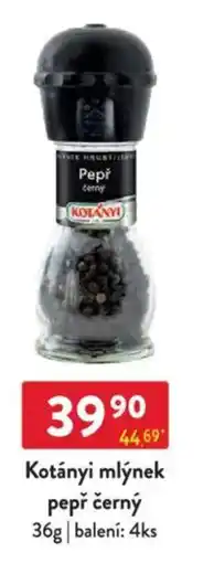 Qanto KOTÁNYI mlýnek pepř černý nabídka