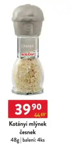 Qanto KOTÁNYI mlýnek česnek nabídka