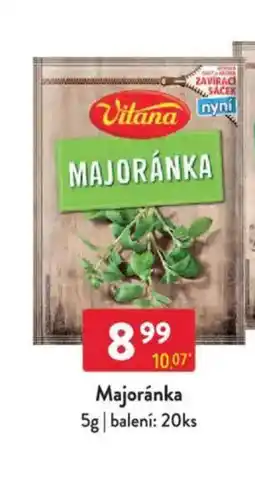 Qanto VITANA Majoránka nabídka