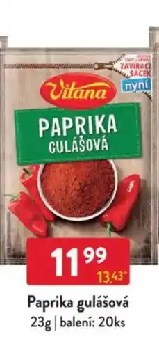 Qanto VITANA Paprika gulášová nabídka