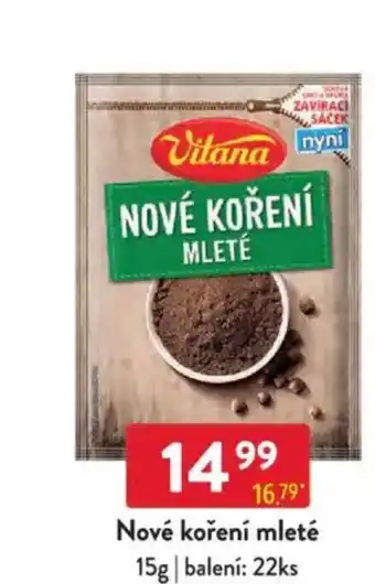 Qanto VITANA Nové koření mleté nabídka
