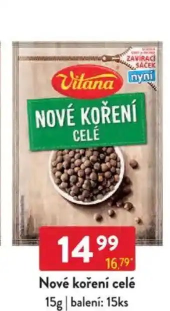 Qanto VITANA Nové koření celé nabídka