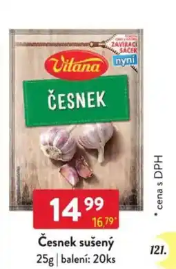 Qanto VITANA Česnek sušený nabídka