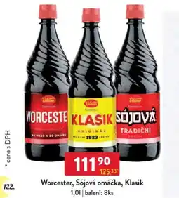 Qanto Worcester, Sójová omáčka, Klasik nabídka