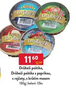 Qanto Drůbeží paštika, Drůbeží paštika s paprikou, s rajčaty, s krůtím masem nabídka
