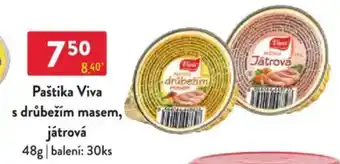Qanto Paštika Viva s drůbežím masem, játrová nabídka