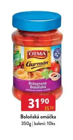 Qanto OTMA Boloňská omáčka nabídka