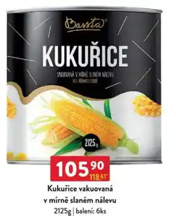 Qanto Kukuřice vakuovaná v mírně slaném nálevu nabídka